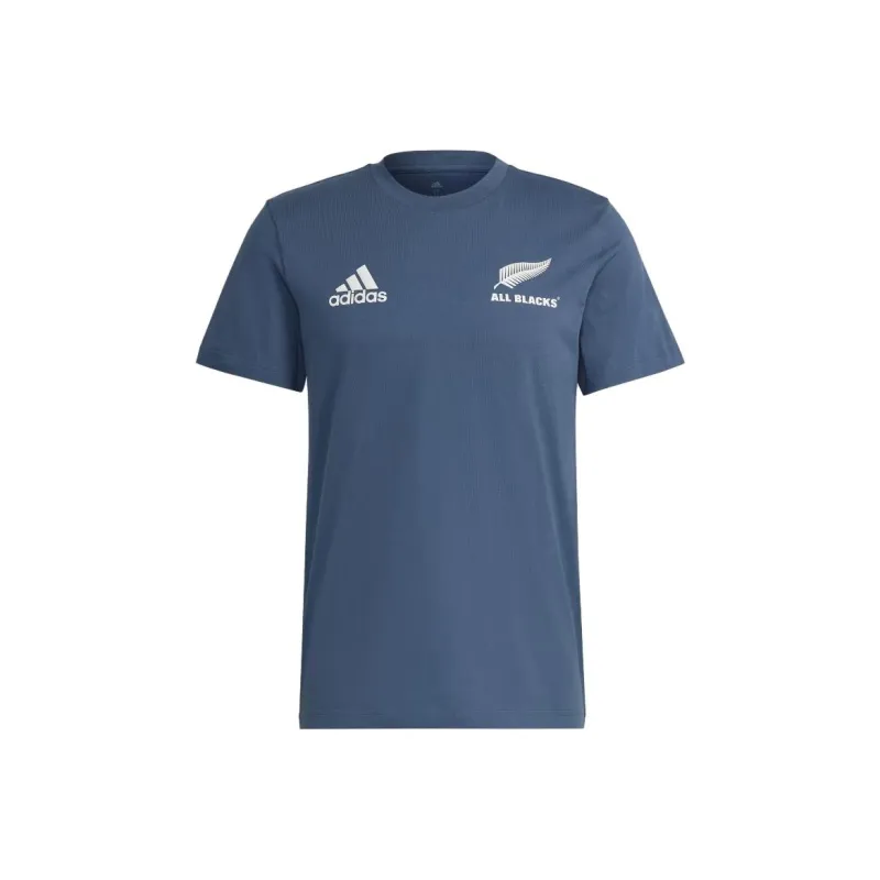 Adidas Marathon 20 All Blacks Rugby Cotton T-Shirt T-Shirt Men's Miracle Steel-0
