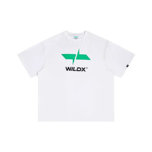 WILDX Summer Basic Logo Short Sleeved T Shirts Unisex