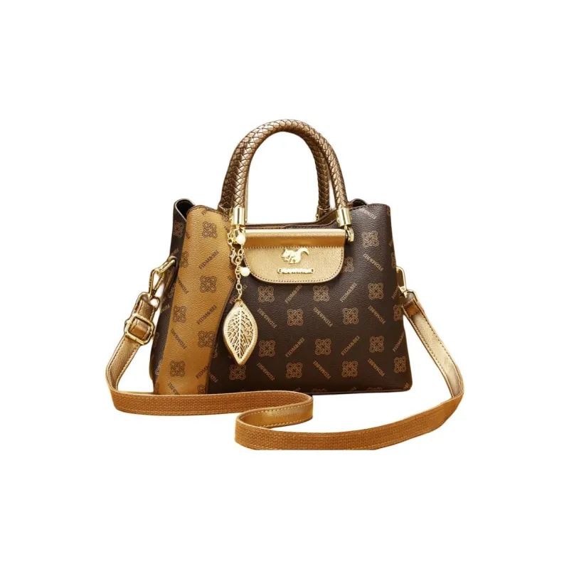 Weymond Artificial Leather Crossbody Bags Shoulder Bags Handbags Women's Champagne/Red-1