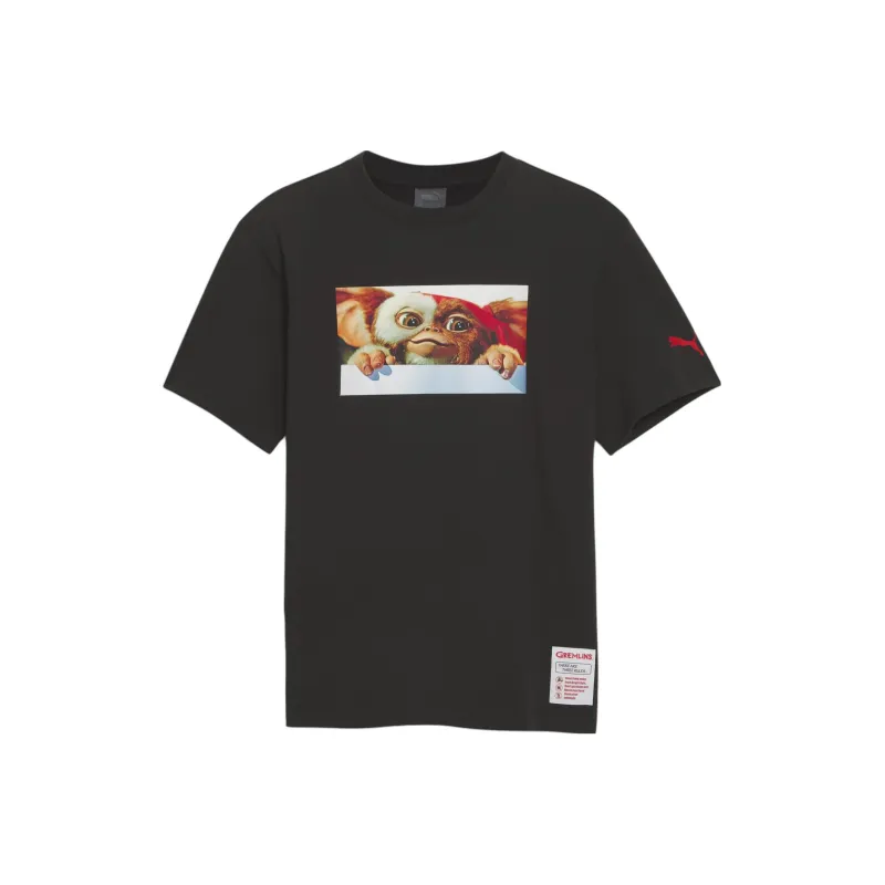 PUMA T shirt HOOPS X GREMLINS T Shirt Men's Black-0
