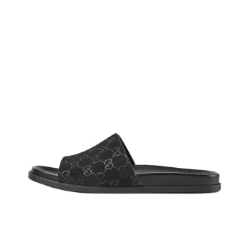 GUCCI Slide Slippers Men's Black