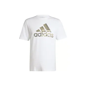 Adidas Camo Badge Of Sport Graphic T Shirt T Shirt Men's White