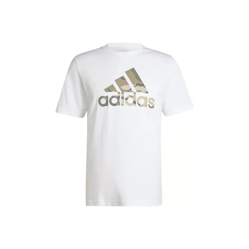 Adidas Camo Badge Of Sport Graphic T Shirt T Shirt Men's White-0