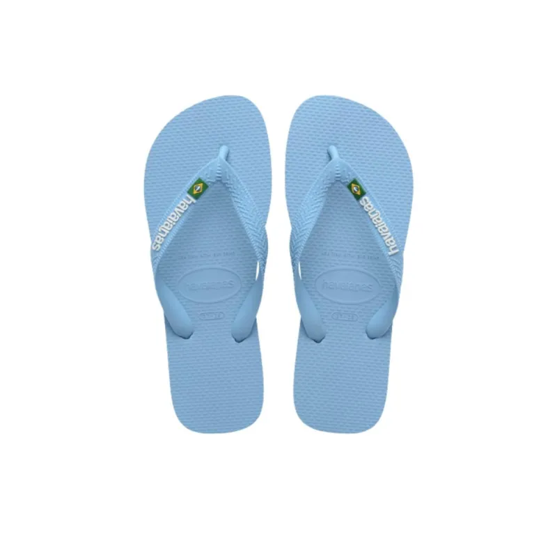 Havaianas Brazil Logo Flip Flops Women's Blue-3