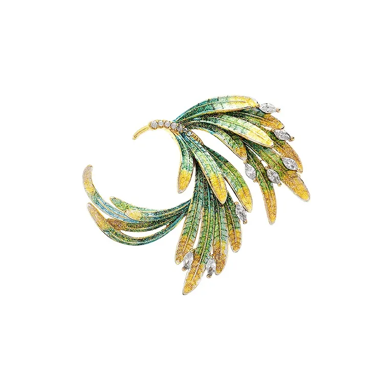 ROYALSASA Faux Crystal Brooches Women's-0