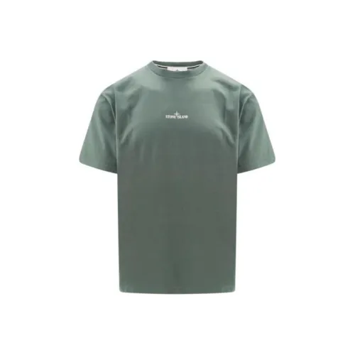 STONE ISLAND Short Sleeve 'Scratched Paint One' T Shirt