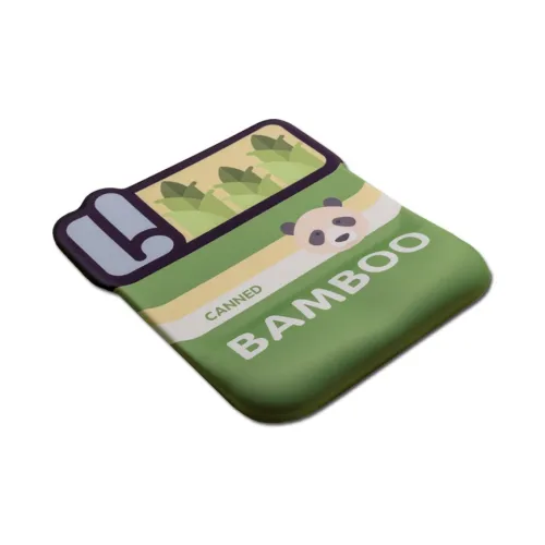 BIANFUQISHI Panda Bamboo Soft Wrist Brace Memory Foam Palm Support Cute Creative Women's Office Mouse Pads