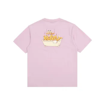 NERDY Short Sleeved T Shirts Unisex Light Purple