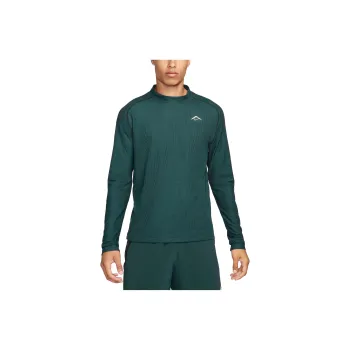 Nike Dri-FIT Long-Sleeve Running Top T-Shirt Men's Green