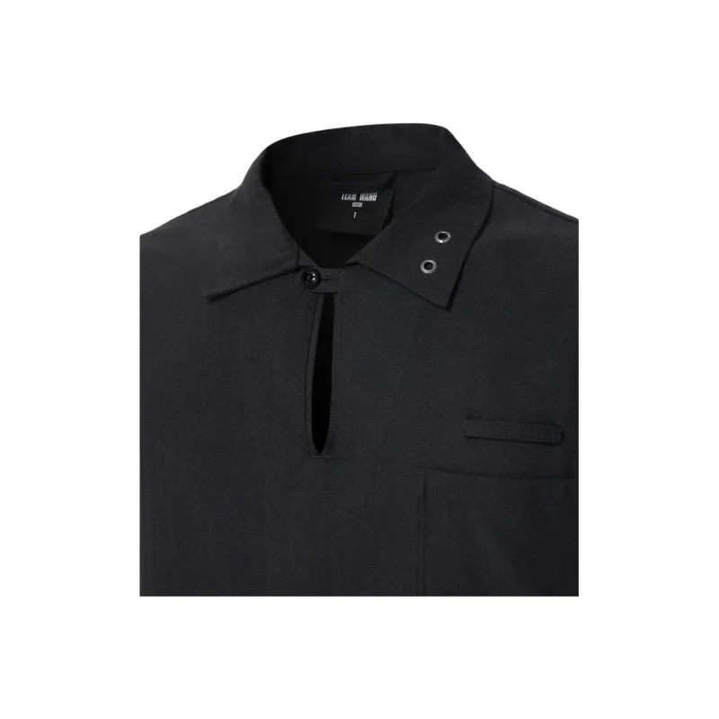 TEAM WANG Design Choices Herringbone Shirt-3