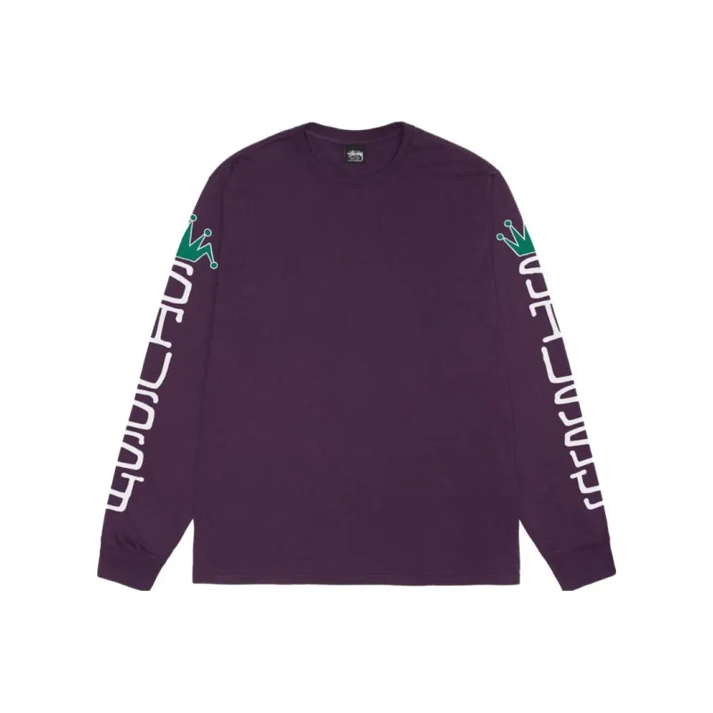 Stussy Pigment Dyed Jumbo Long Sleeve Tee-6