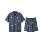 Men's-Blue Cat Gray