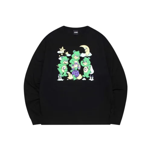 LMC 블랙 남녀공용 티셔츠