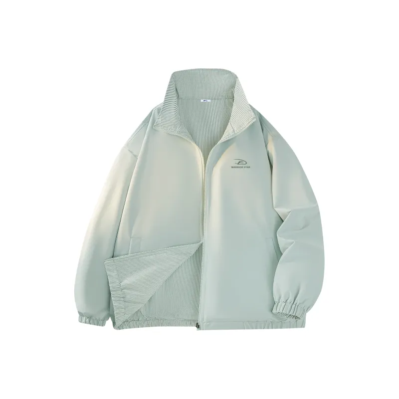 Warrior Huichao Riding The Wind Collection Jackets Coats Unisex Mint Green-0
