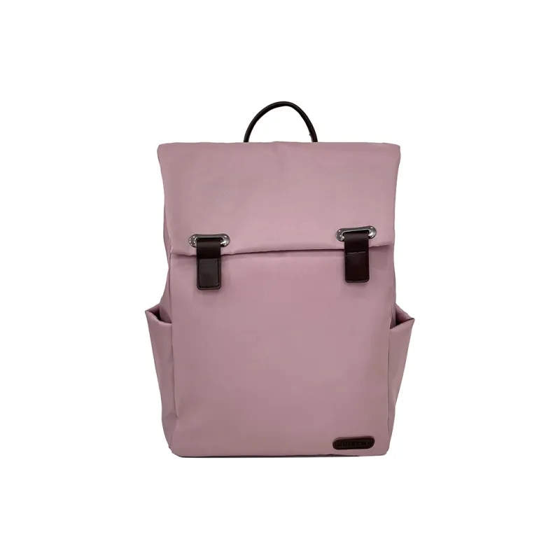 GOBLIN SHARKS 1759 Nylon Backpack Large Size Unisex Khaki/Black/Pink-14