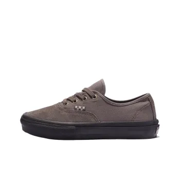 Vans Skate Authentic Low Top Skateboard Shoes Unisex Brown