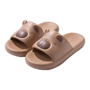 Ailise Sandal Slippers Brown/Khaki/Orange Yellow