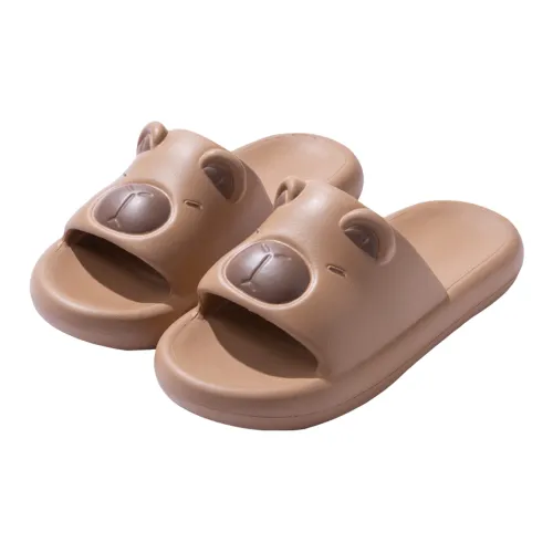 Ailise Sandal Slippers Brown/Khaki/Orange Yellow