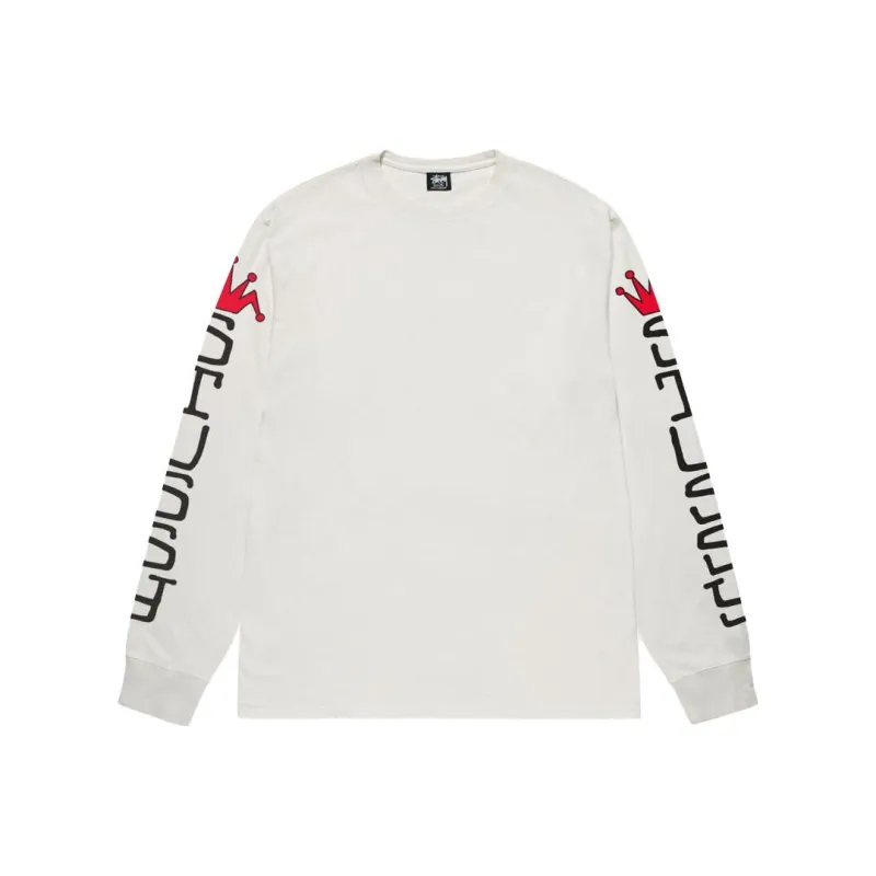Stussy Pigment Dyed Jumbo Long Sleeve Tee-4
