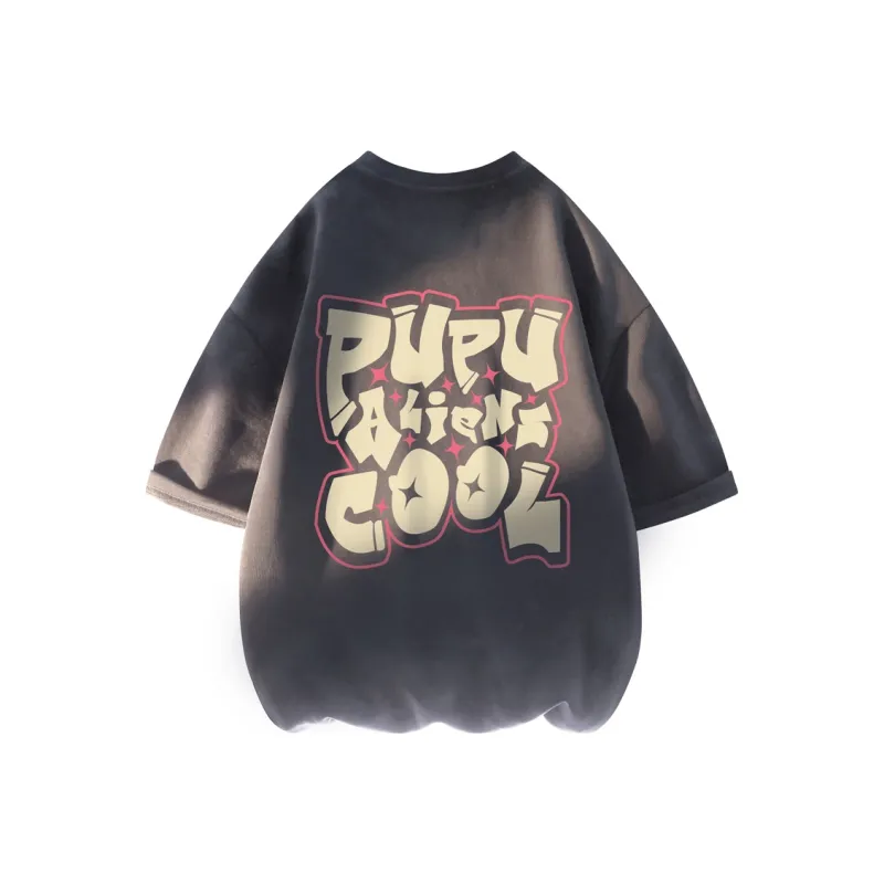 PUPU ALIENS T-Shirt Summer Unisex-5