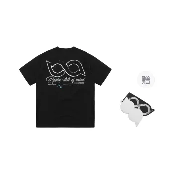 BIPOLAR Top American Vintage Hip Hop Street Style Crew Neck Loose Fit Pullover Short Sleeved T Shirts Unisex