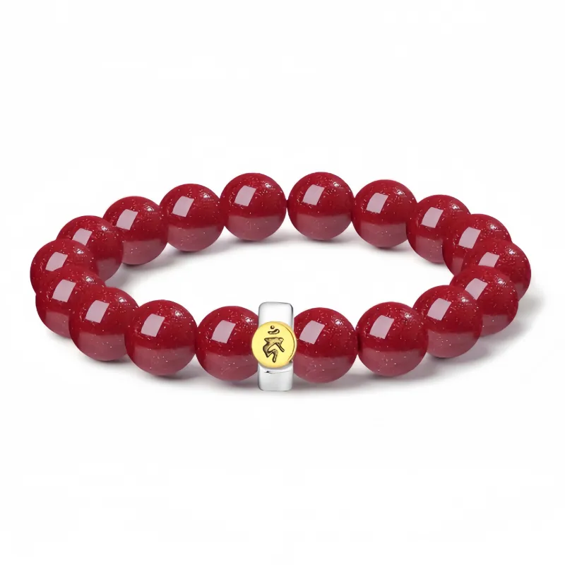 Fengyun Pavilion Cinnabar Bracelets Unisex-11