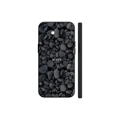 Wei Xin TPU Material Black Pebble Phone Cases Compatible With IPhone 16/15 Pro Max/Apple 13/14 Pro Max Collection