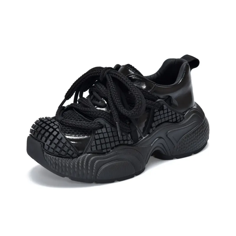 VAEL Cushioned Slip Resistant Abrasion Resistant Low Top Chunky Sneakers Women's-0