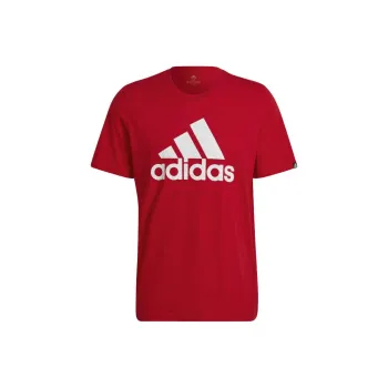 Adidas Puff Print Logo Graphic T-Shirt T-Shirt Men's Red