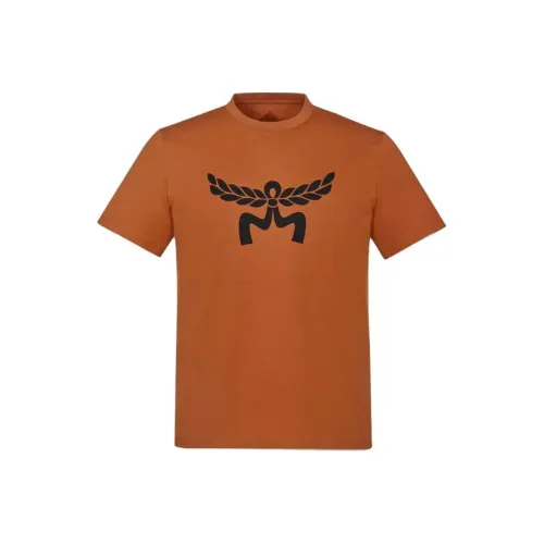 MCM Laurel Logo Printed Crewneck T Shirt