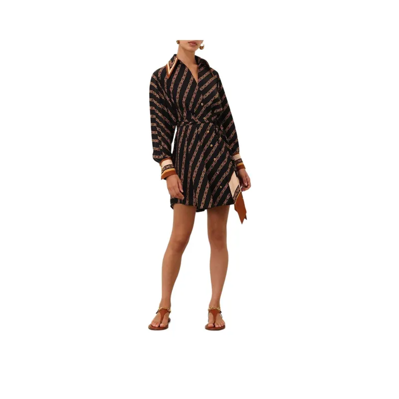 Zimmermann SS25 Long Sleeved Dresses Women's Black-1
