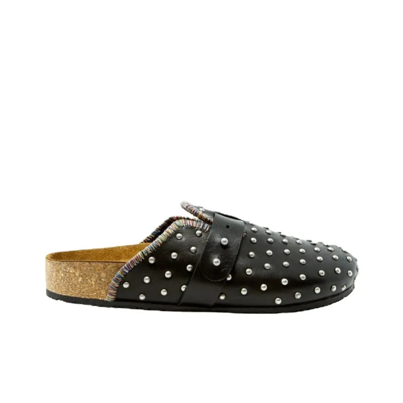 Arizona Love Abrasion Resistant Wrap toe Slippers Women's Black-1