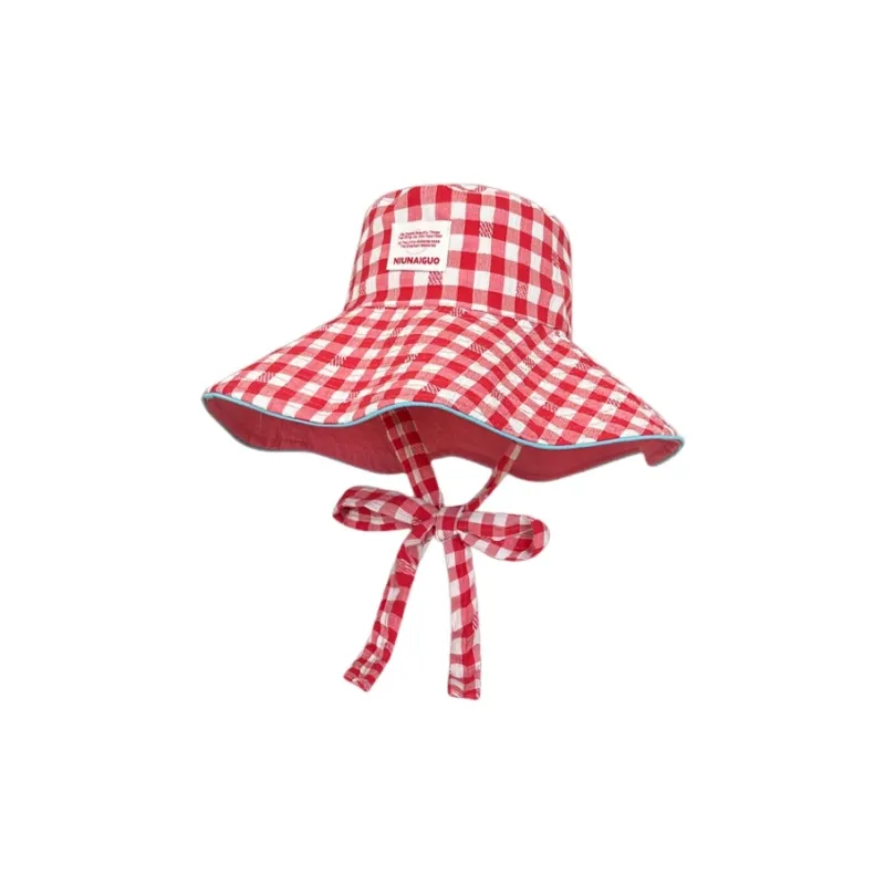 FREE RABBITⅡ Summer Sun Protection Double Sided Large Brim UV Protection Hat Bucket Hats Unisex-5