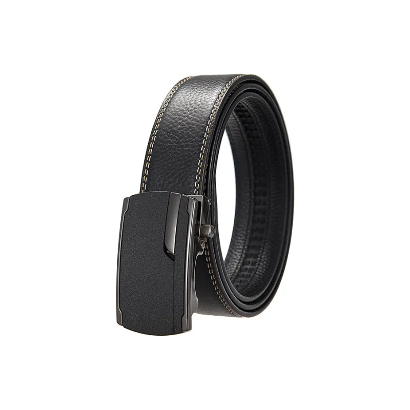 JONNY MOORE Top Grain Cow Leather Belts Men's 3.5CM-0