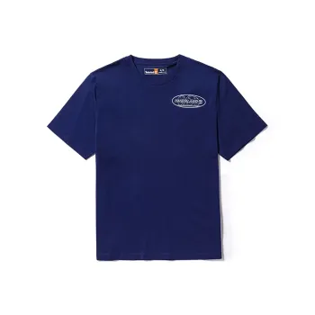 Timberland T Shirts Unisex Sea Blue Canvas