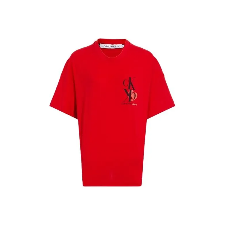 CALVIN KLEIN T Shirt Unisex Red-0