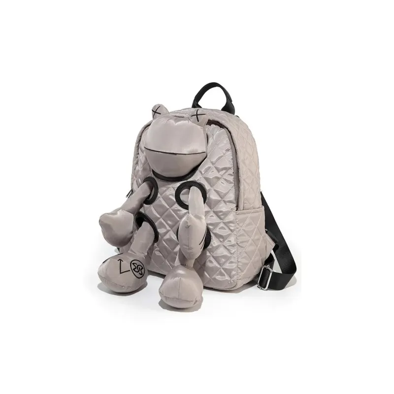 CLEVER& KETCH Oxford Backpack Unisex Gray/Black-1