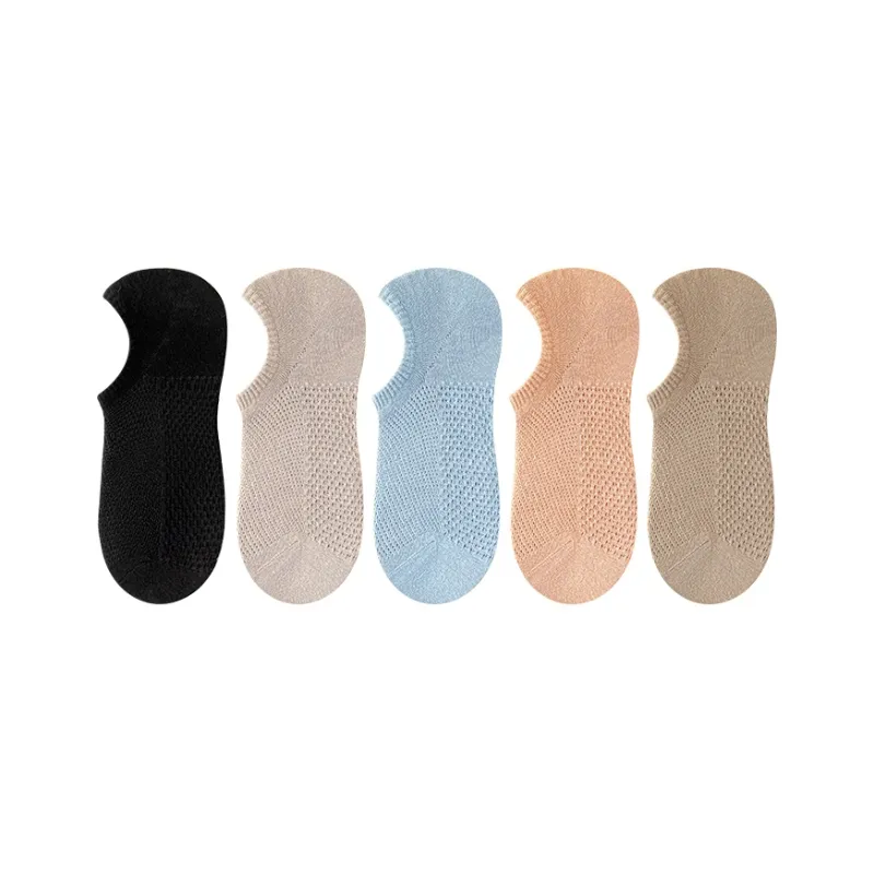 Top Melon No Show Socks Women's 5 Pack-17