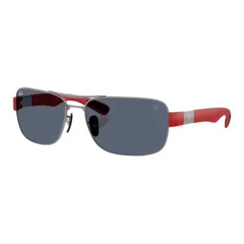 RayBan Metal Aviator Sunglasses Unisex Red