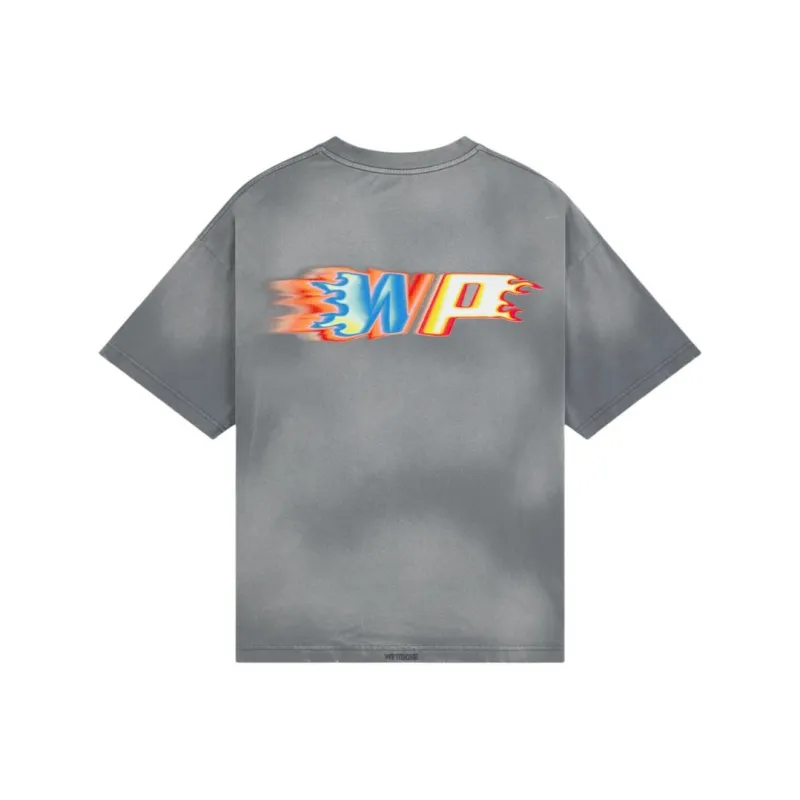 WE11DONE T Shirts Men Charcoal Gray-1