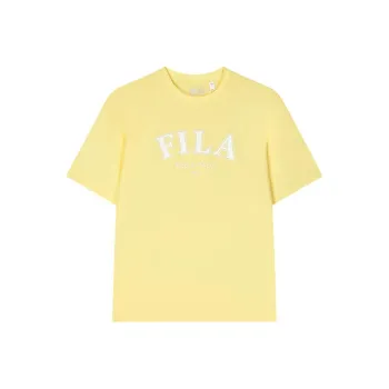 FILA T Shirt Unisex Morning Dawn Yellow