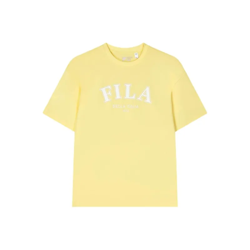 FILA T Shirt Unisex Morning Dawn Yellow-0