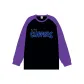 Black Body with Purple Sleeves