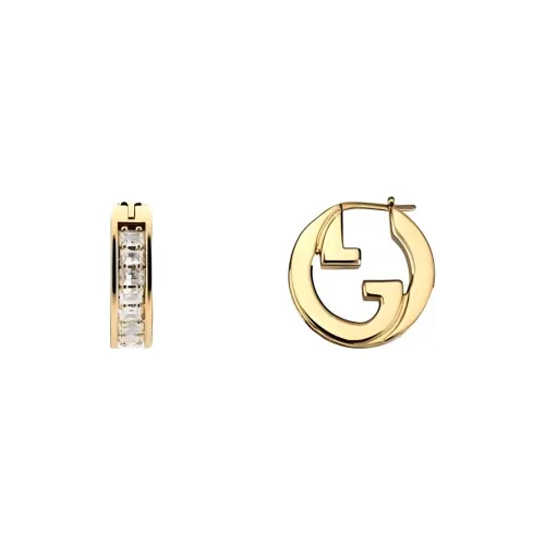 GUCCI Brass Earrings Women's Gold