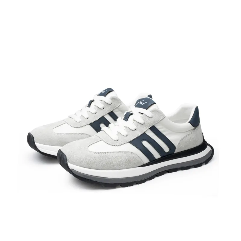 FED Casual Shoes Men Low Top Black/White-7