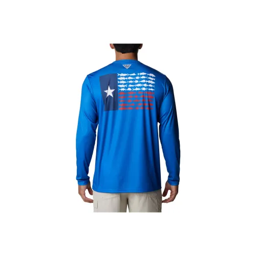 Columbia Terminal Tackle PFG Fish Flag™ T-Shirt Men's Royal Blue