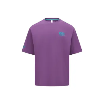 Reebok T Shirts Unisex Purple