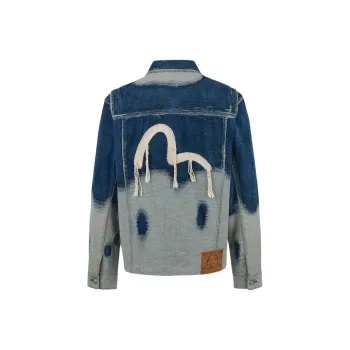 EVISU SS25 Denim Jacket Men's Denim Blue