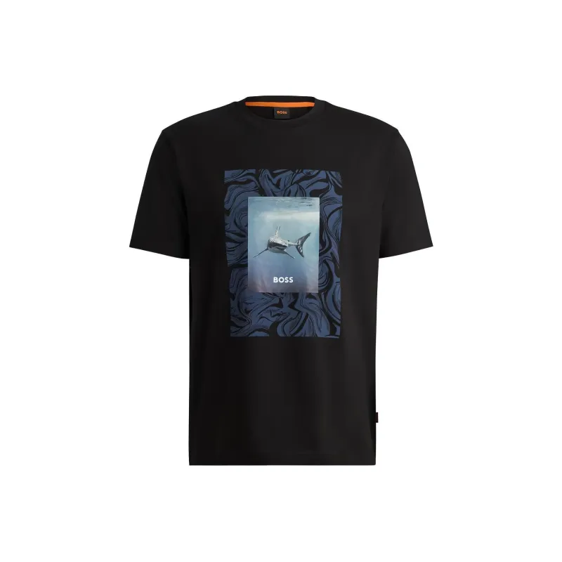 HUGO BOSS T Shirts Men Black-0