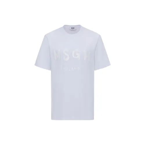 MSGM Logo print Cotton T shirt Dress